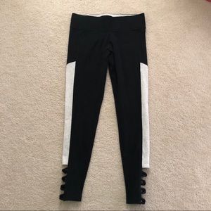 VS PINK Black & White Yoga Leggings